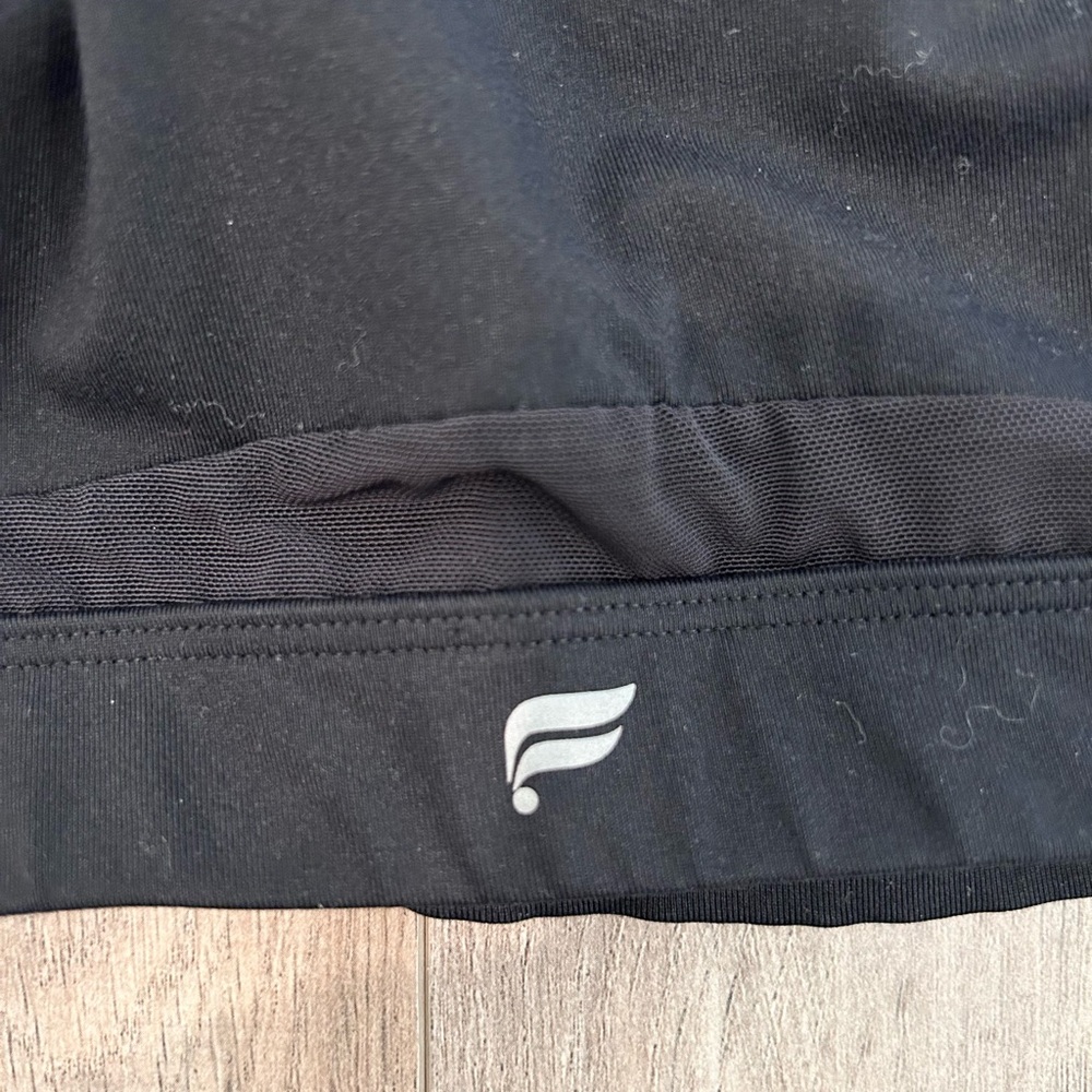 Fabletics Black Racerback Sports Bra - Picture 4 of 5